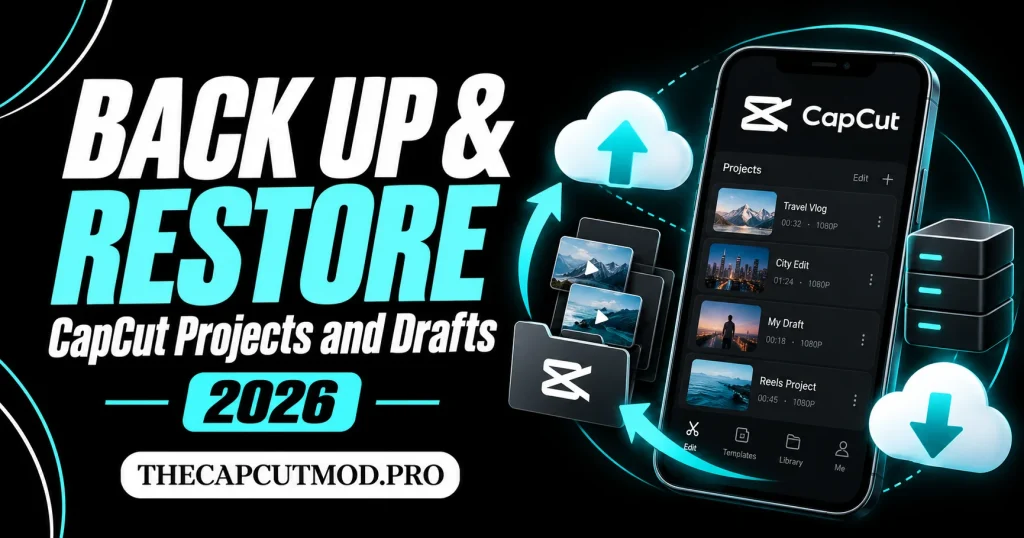 Backup & Restore CapCut Projects