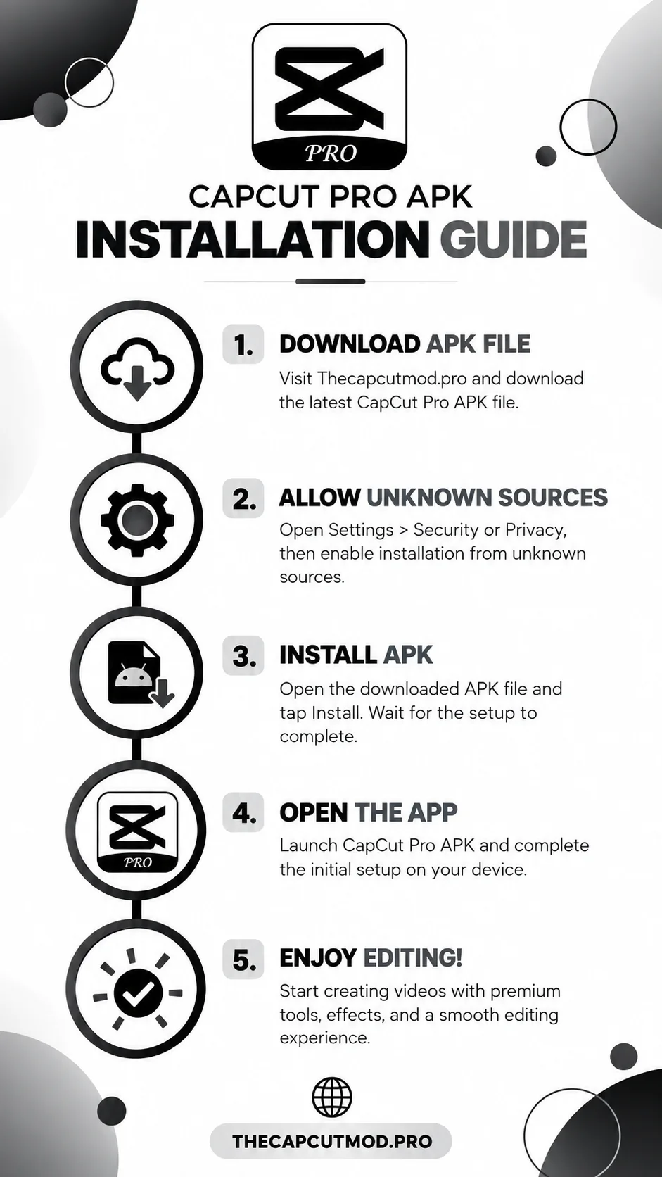 CapCut Pro APK Installation Guides