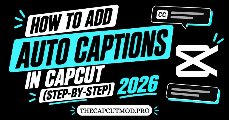 How to add auto caption in capcut